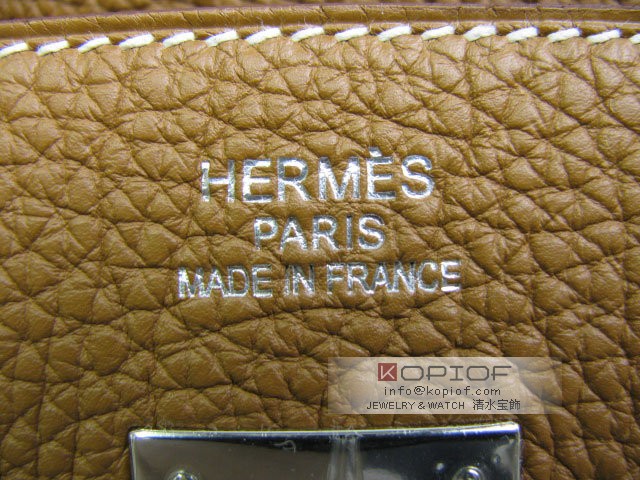 エルメス バーキン35トゴ ゴールド(金具:シルバー) her421